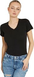 Guess Női póló Slim Fit W4GI66 KC8T0-JBLK M