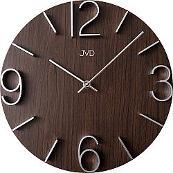 JVD HC37 csendes falióra Brown