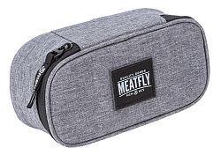 Meatfly Tolltartó Pencil Case L Heather Grey