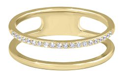 Troli Dupla minimalista acél gyűrű Gold 52 mm